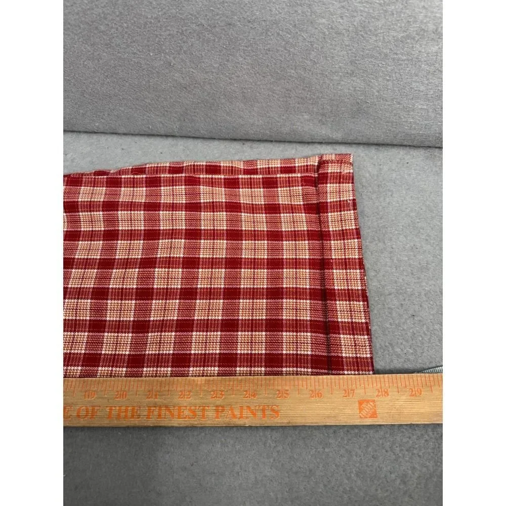 John Galt Brandy Melville Plaid Valentina Pants Women OS Red Orange High‎ Waist